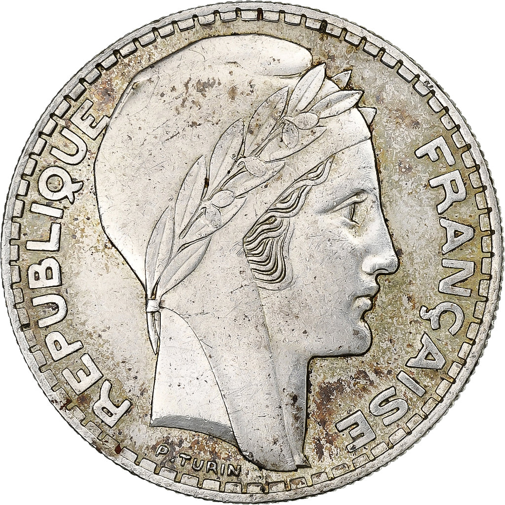 Coin, France, Turin, 20 Francs, 1938, Paris, MS(60-62), Silver, KM:879