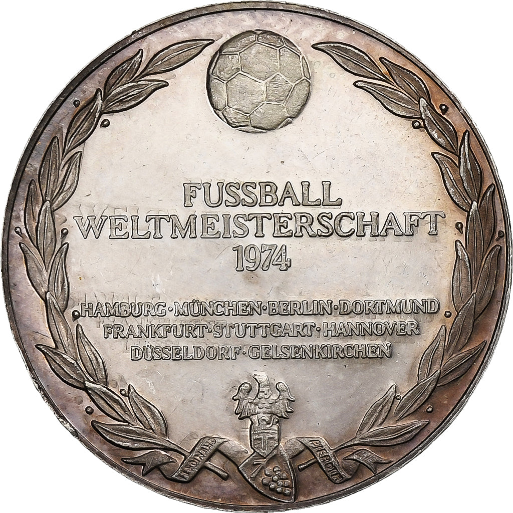 Bundesrepublik Deutschland, Médaille souvenir, Fussball-Weltmeisterschaft