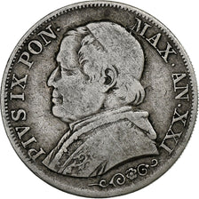 Pie IX, Vatican, 1 Lira
