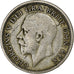 Moneda, Gran Bretaña, George V, Shilling, 1928, BC+, Plata, KM:833