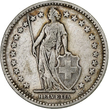 Svizzera, 2 Francs, 1911, Bern, MB+, Argento, KM:21