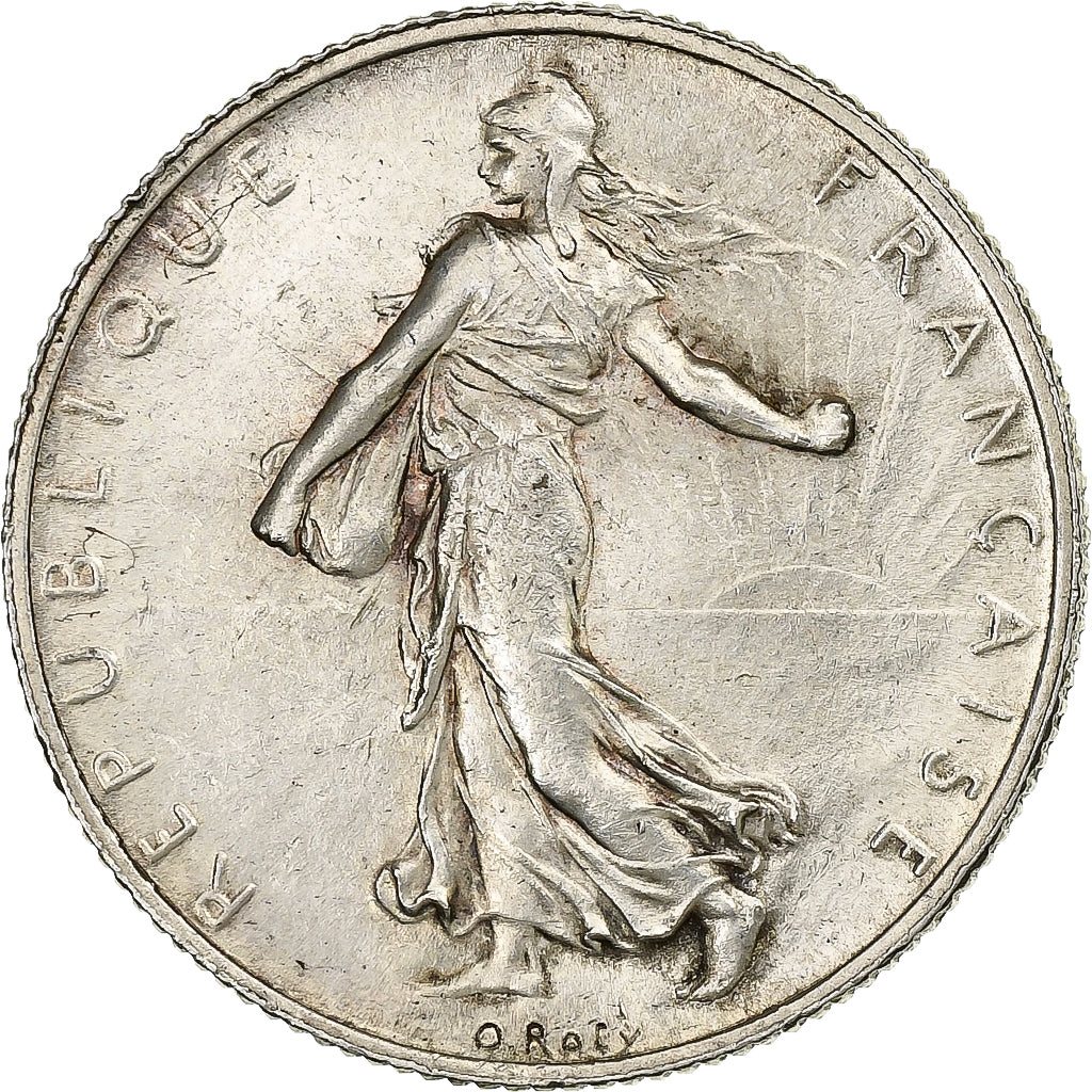 France, 2 Francs, Semeuse, 1915, Paris, Argent, SUP, Le Franc:F.266, KM:845.1