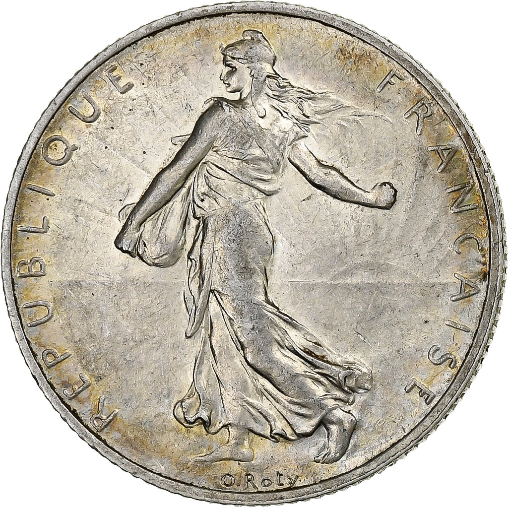 Monnaie, France, Semeuse, 2 Francs, 1918, Paris, TTB+, Argent, Gadoury:532
