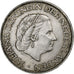 Moneda, Países Bajos, Juliana, 2-1/2 Gulden, 1961, MBC, Plata, KM:185