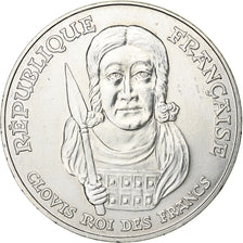 Coin, France, Clovis, 100 Francs, 1996, AU(50-53), Silver, KM:1180, Gadoury:953