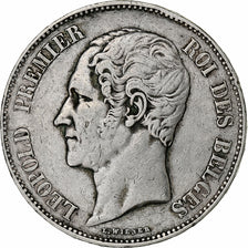 Belgium, Leopold I, 5 Francs, 5 Frank, 1849, Silver, VF(30-35), KM:17