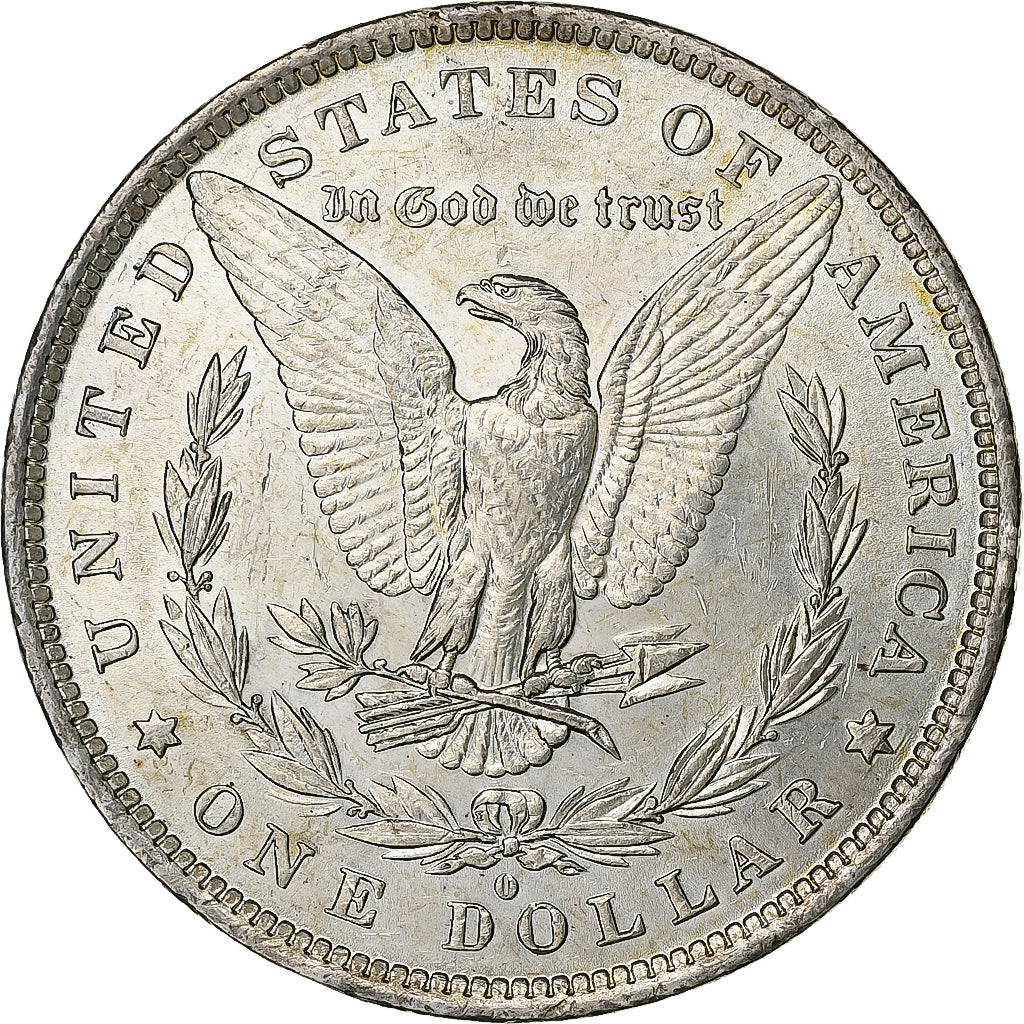 Moneta, Stati Uniti, Morgan Dollar, Dollar, 1882, New Orleans, BB+, Argento