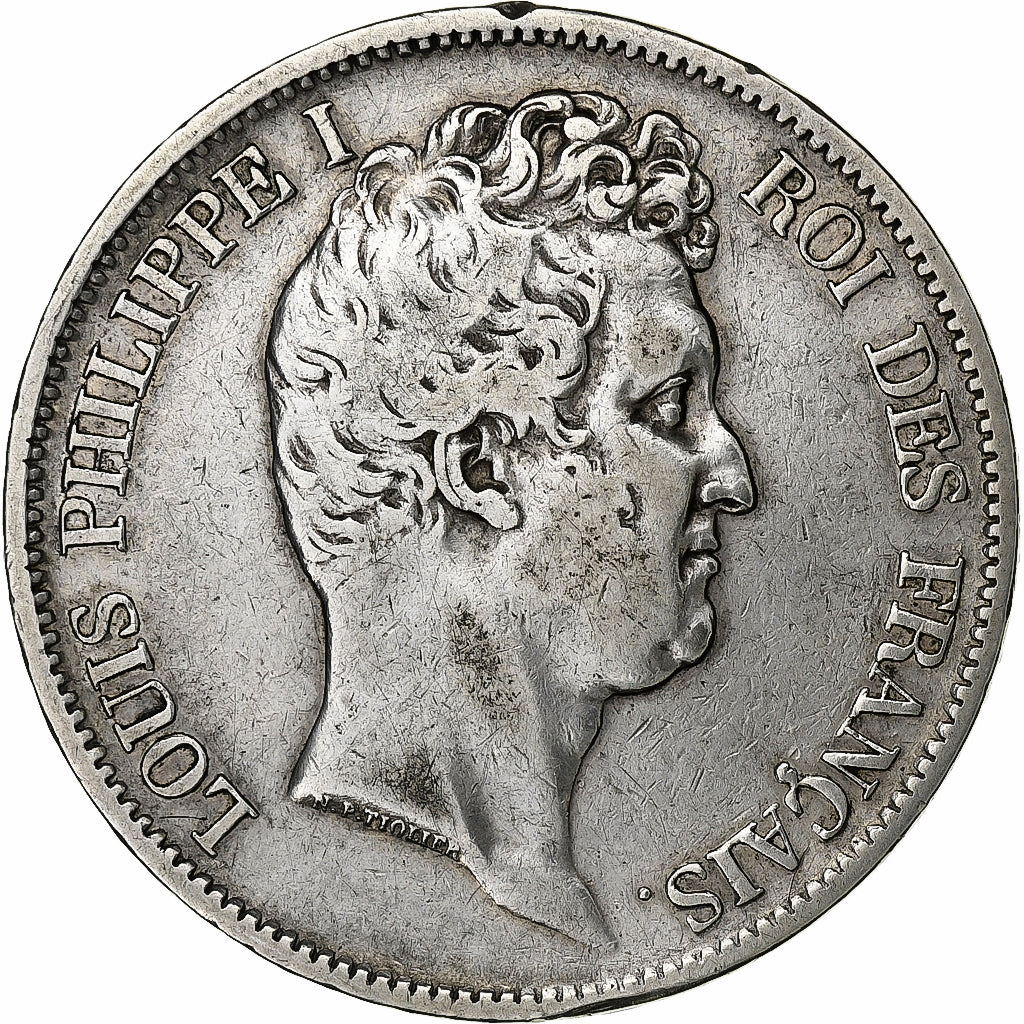 Münze, Frankreich, Louis-Philippe, 5 Francs, 1831, Lille, S, Silber, KM:735.13
