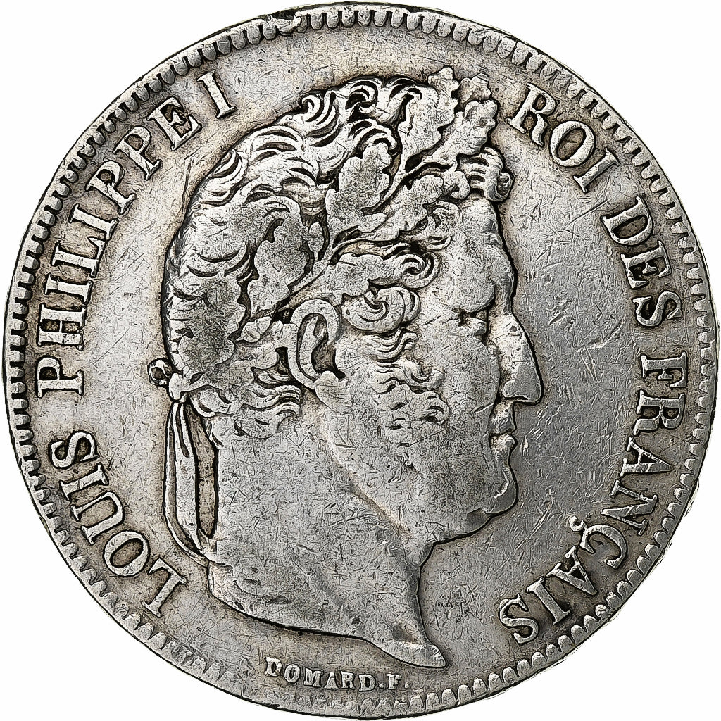 Munten, Frankrijk, Louis-Philippe, 5 Francs, 1832, Lille, FR, Zilver, KM:749.13