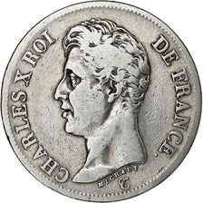 Monnaie, France, Charles X, 5 Francs, 1826, Paris, TB+, Argent, Gadoury:643
