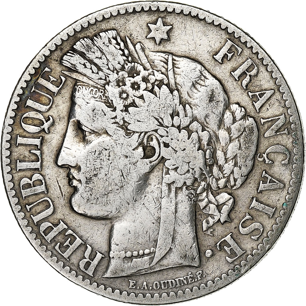 Frankrijk, 2 Francs, Cérès, 1894, Paris, Zilver, FR+, Gadoury:530a, KM:817.1