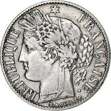 Coin, France, Cérès, Franc, 1887, Paris, EF(40-45), Silver, KM:822.1