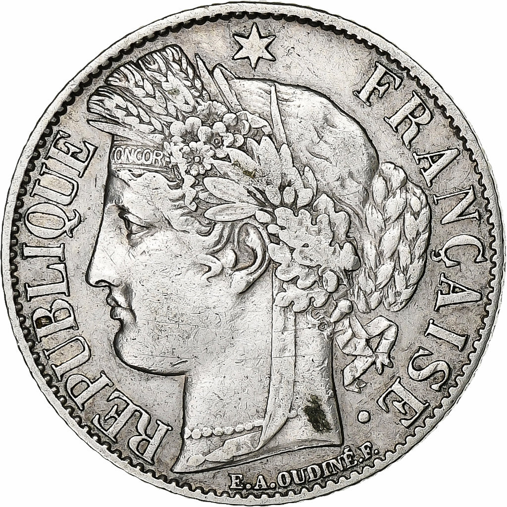 Münze, Frankreich, Cérès, Franc, 1894, Paris, S+, Silber, KM:822.1
