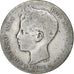 Spain, Alfonso XIII, Peseta, 1896, Silver, VF(20-25), KM:706