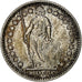 Schweiz, Franc, 1959, Bern, Silber, SS+, KM:24