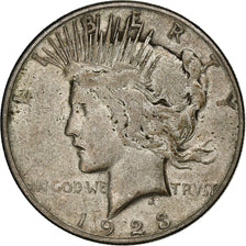 Estados Unidos, Dollar, Peace, 1923, San Francisco, Plata, BC+, KM:150