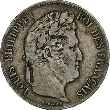 France, 5 Francs, Louis-Philippe, 1839, Strasbourg, Silver, VF(30-35)