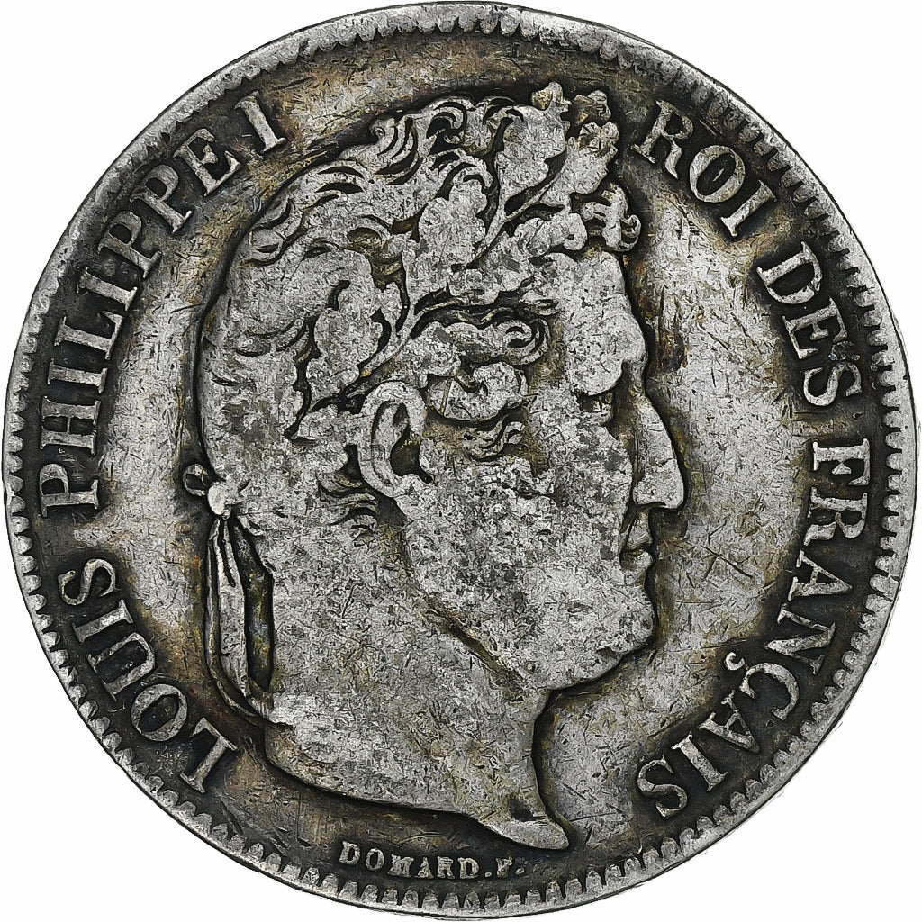 Monnaie, France, Louis-Philippe, 5 Francs, 1832, Marseille, TB+, Argent