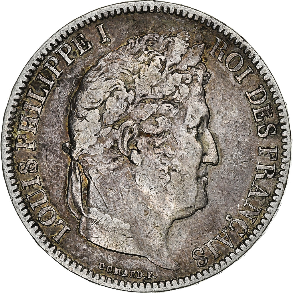 Frankrijk, 5 Francs, Louis-Philippe, 1831, Paris, Zilver, FR+, Gadoury:677a