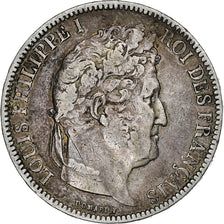 Frankrijk, 5 Francs, Louis-Philippe, 1831, Paris, Zilver, FR+, Gadoury:677a