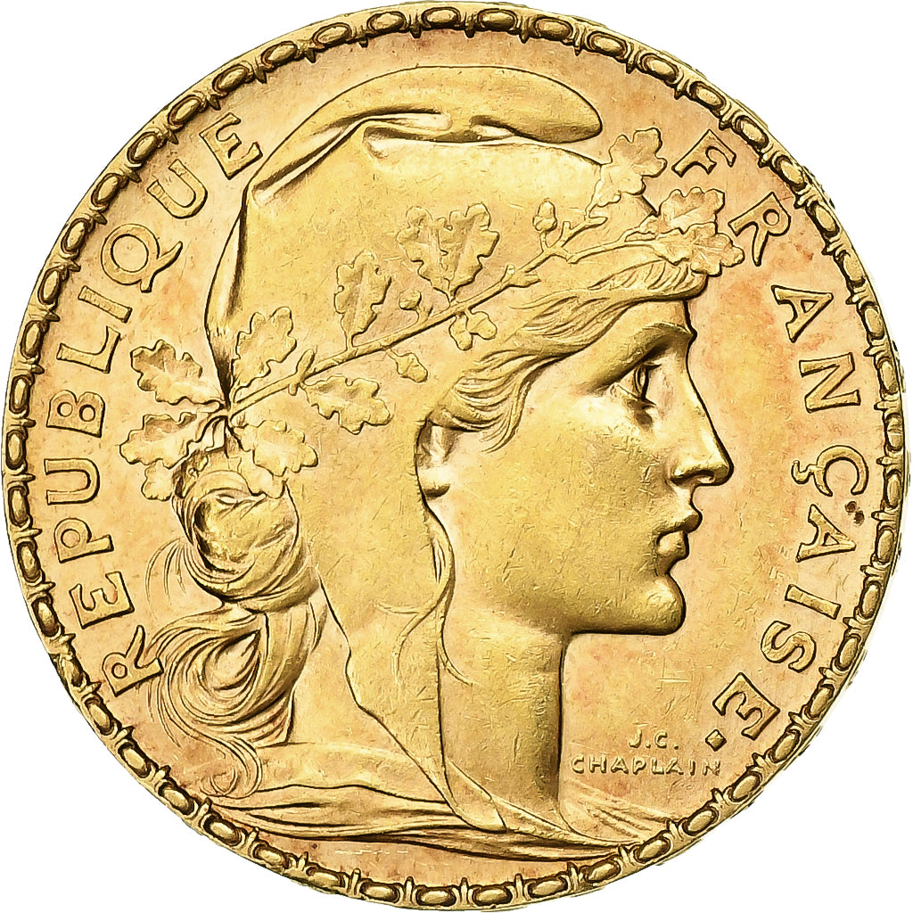 Münze, Frankreich, Marianne, 20 Francs, 1900, Paris, SS+, Gold, KM:847