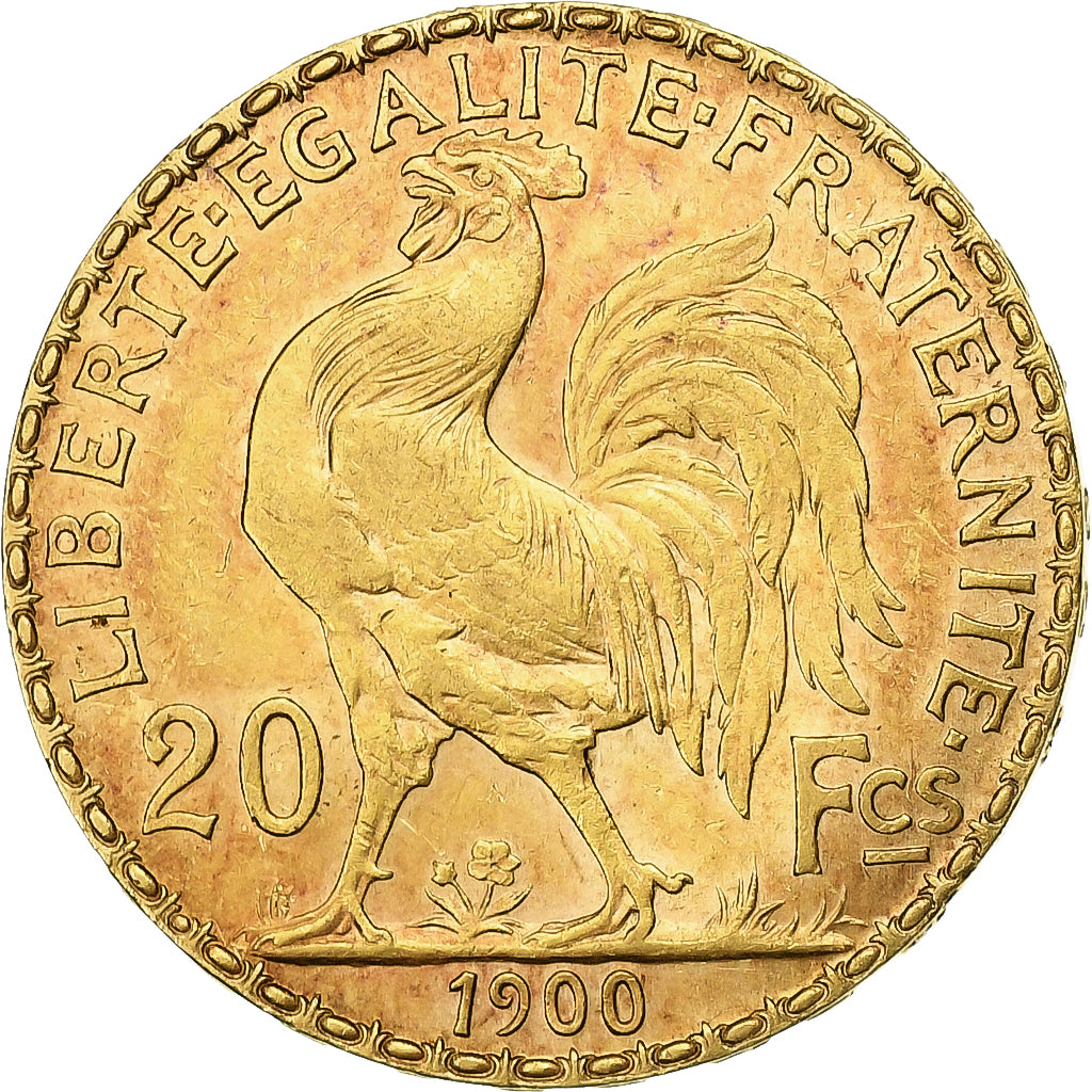 Münze, Frankreich, Marianne, 20 Francs, 1900, Paris, SS+, Gold, KM:847
