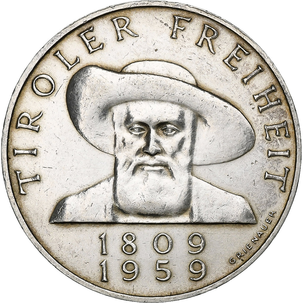 Münze, Österreich, 50 Schilling, 1959, SS, Silber, KM:2888