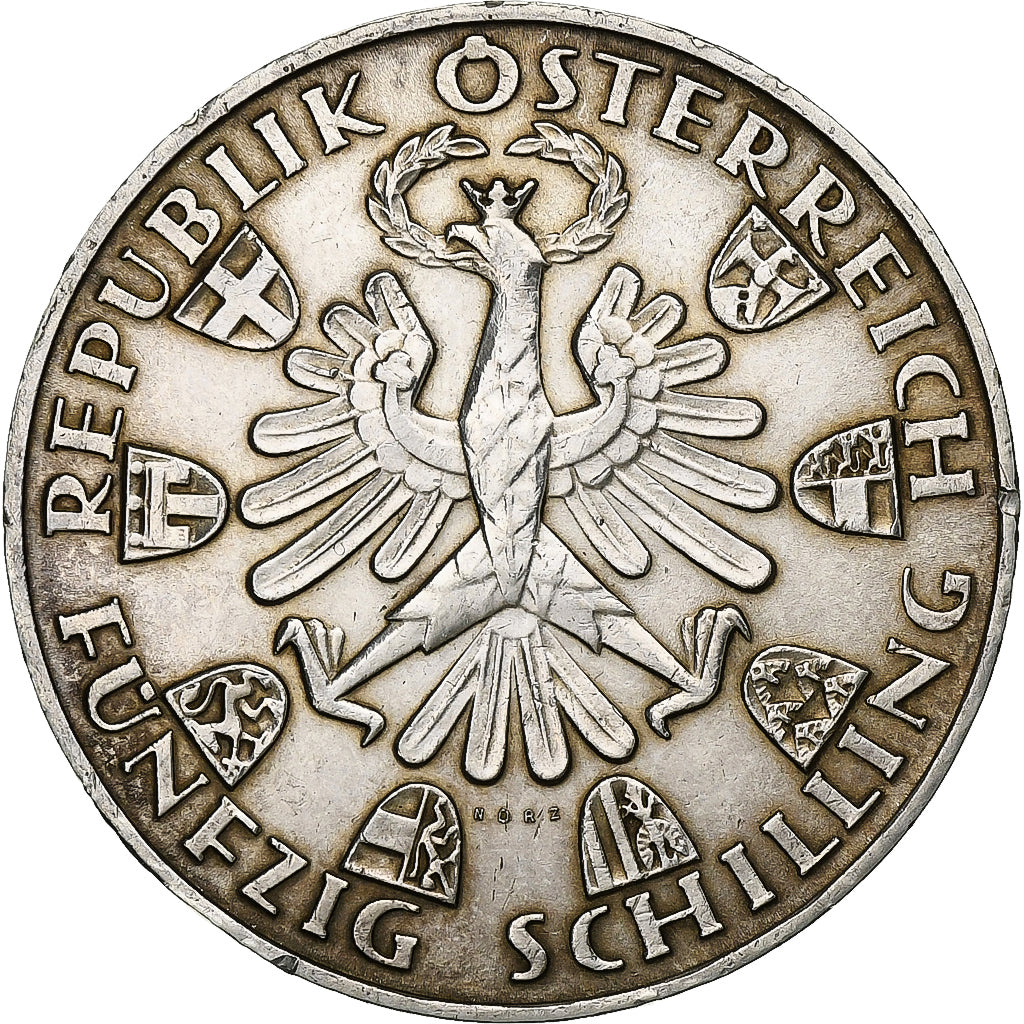 Münze, Österreich, 50 Schilling, 1959, SS, Silber, KM:2888