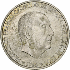Coin, Spain, Caudillo and regent, 100 Pesetas, 1966, Madrid, AU(55-58), Silver
