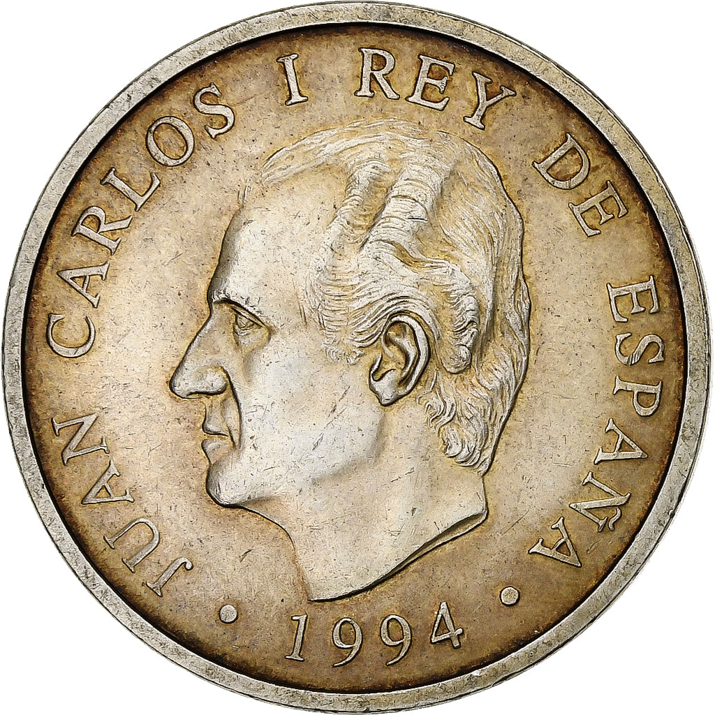 España, Juan Carlos I, 2000 Pesetas, 1994, Madrid, Plata, MBC, KM:937