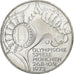 Moneda, ALEMANIA - REPÚBLICA FEDERAL, 10 Mark, 1972, Munich, SC, Plata, KM:133
