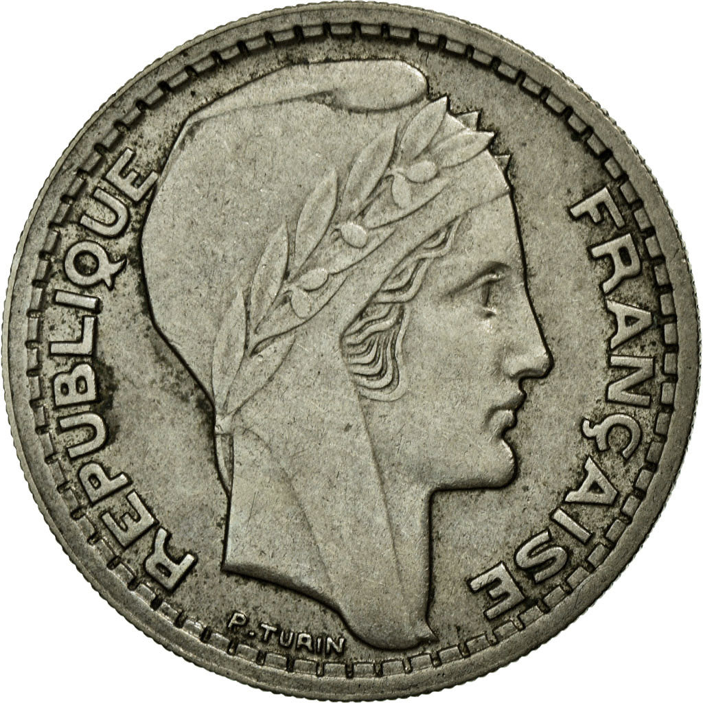 Coin, France, Turin, 10 Francs, 1945, EF(40-45), Copper-nickel, Gadoury:810a