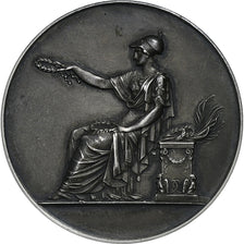 France, Médaille, La Société Industrielle de Reims, 1928, Argent, SUP, Brenet
