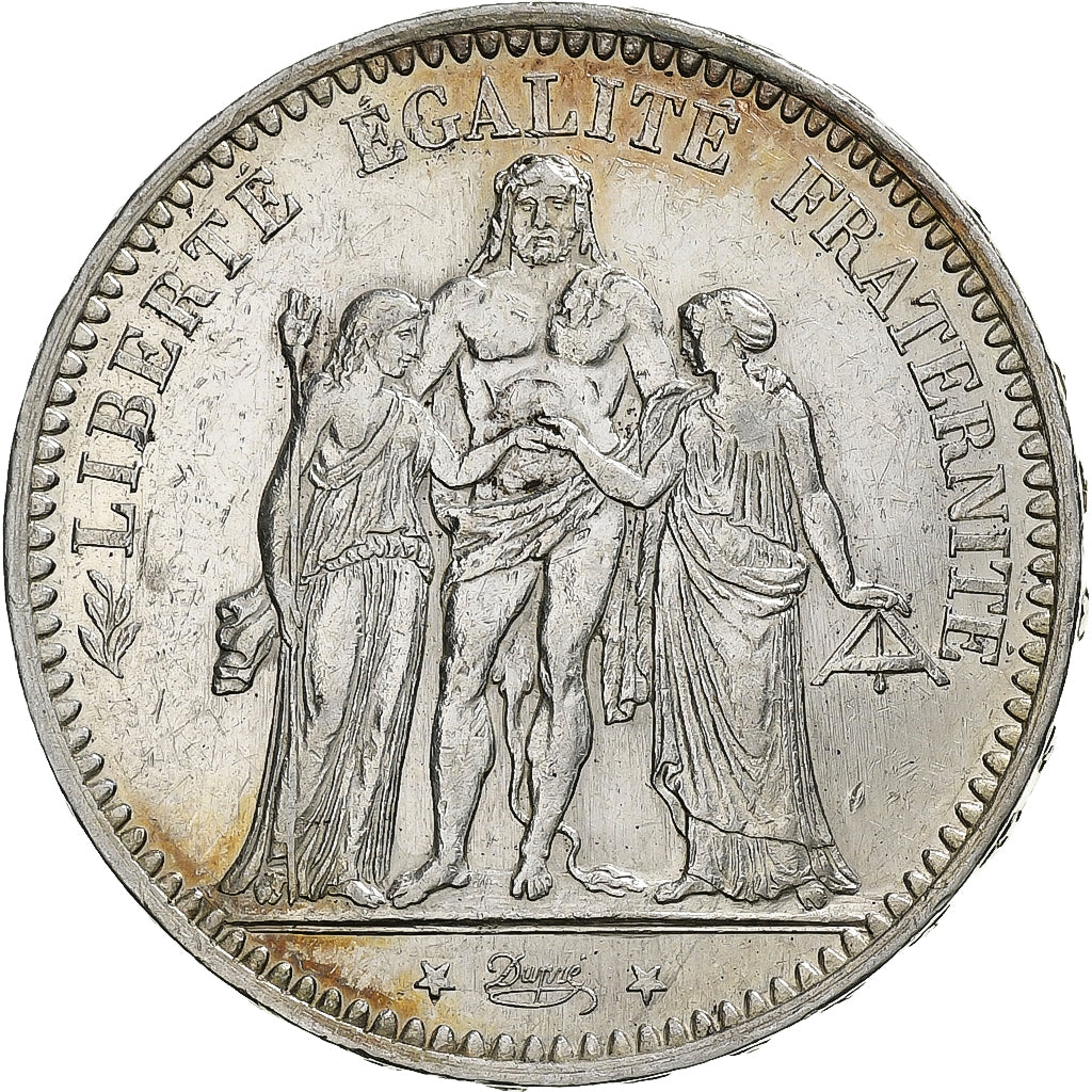 France, Hercule, 5 Francs, 1873, Paris, EF(40-45), Silver, KM:820.1