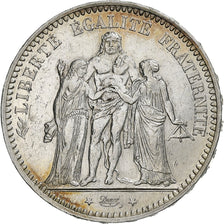France, Hercule, 5 Francs, 1873, Paris, EF(40-45), Silver, KM:820.1