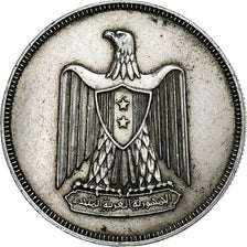 Coin, Egypt, 20 Piastres, 1960, AU(50-53), Silver, KM:399