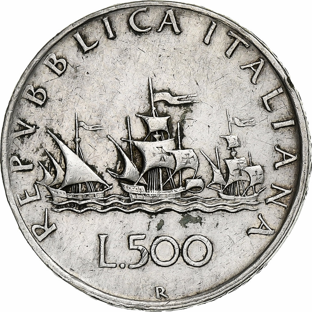 Münze, Italien, 500 Lire, 1959, Rome, SS, Silber, KM:98