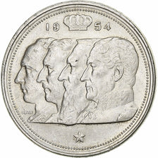 Coin, Belgium, 100 Francs, 100 Frank, 1954, VF(30-35), Silver, KM:138.1