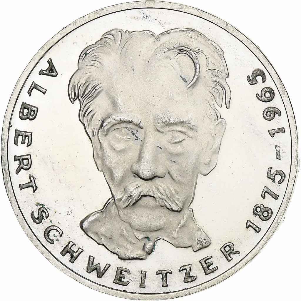 Munten, Federale Duitse Republiek, 5 Mark, 1975, Karlsruhe, Germany, BE, ZF+