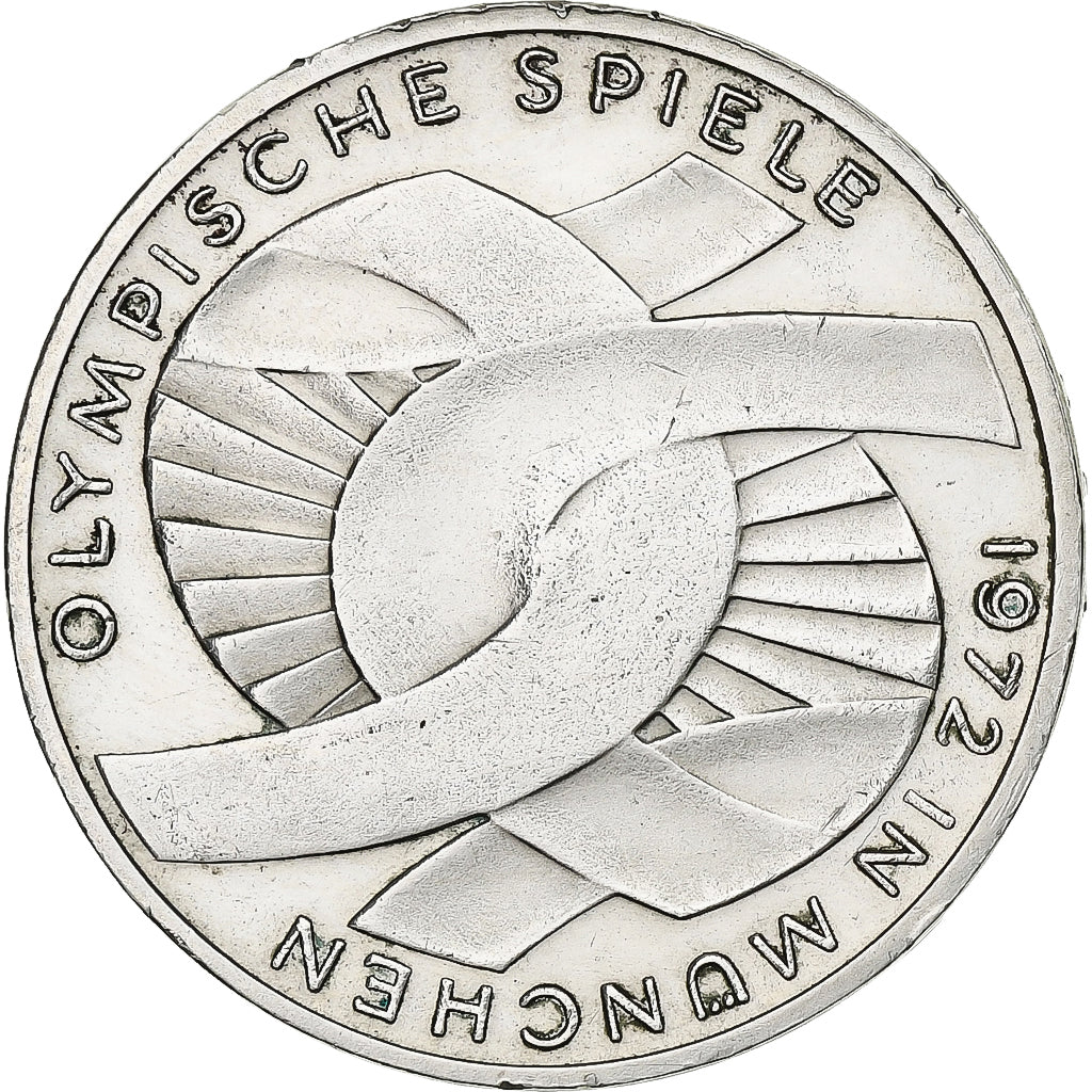 Monnaie, République fédérale allemande, Munich olympics, 10 Mark, 1972