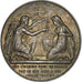 France, Medal, Noces, Mariage, Religion, Petit, AU(50-53), Silver