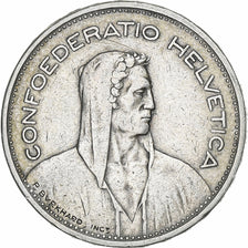 Coin, Switzerland, 5 Francs, 1931, Bern, VF(30-35), Silver, KM:40