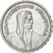 Coin, Switzerland, 5 Francs, 1931, Bern, VF(30-35), Silver, KM:40