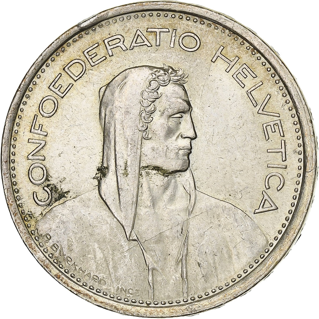 Schweiz, 5 Francs, 1969, Bern, SS+, Silber, KM:40