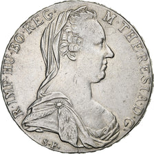 Austria, Maria Theresa, Thaler, 1780, Vienna, Restrike, Silver, AU(50-53)