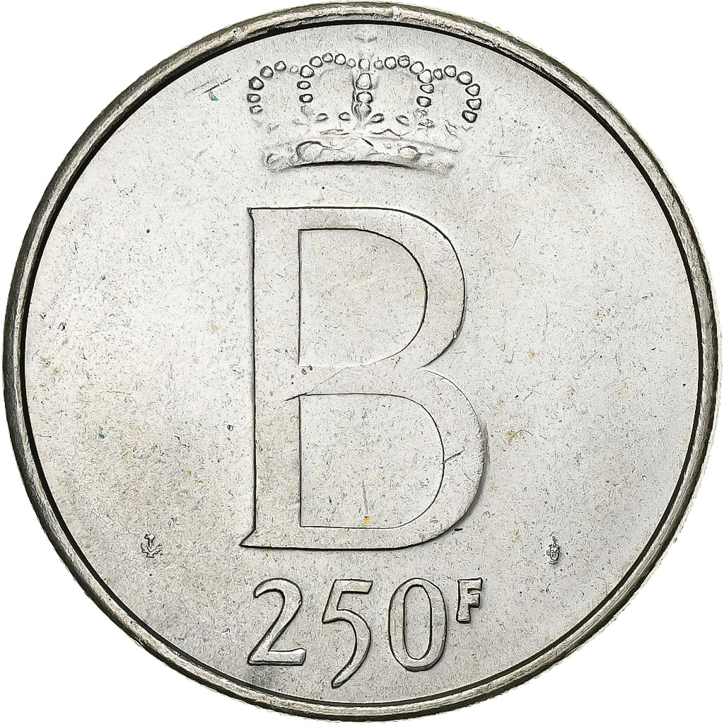 Coin, Belgium, Baudouin I, 250 Francs, 250 Frank, 1976, Brussels, AU(55-58)