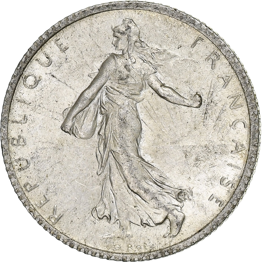 Monnaie, France, Semeuse, Franc, 1916, Paris, TTB+, Argent, Gadoury:467