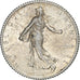 Frankrijk, Franc, Semeuse, 1919, Paris, Zilver, PR+, Gadoury:467, KM:844.1