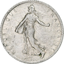 France, Semeuse, Franc, 1912, Paris, EF(40-45), Silver, KM:844.1