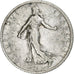 Coin, France, Semeuse, Franc, 1907, Paris, VF(30-35), Silver, KM:844.1